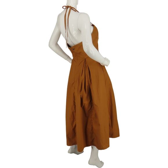 Genuine People Button Down Midi Rust Dress NWT - Picture 4 of 8